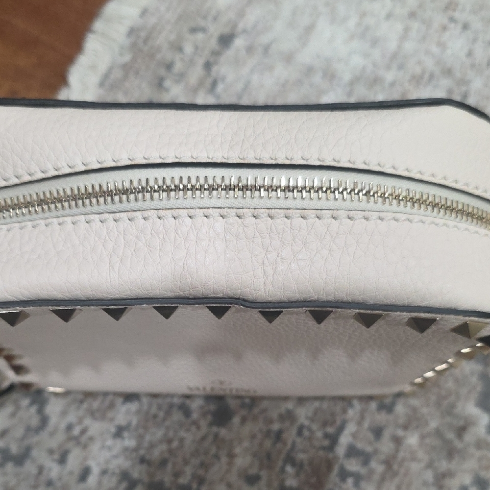Valentino Garavani Cream Studded Crossbody Bag - Picture 3 of 11